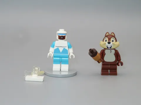 LEGO Disney Frozone & Chip chipmunk minifigure collectible series 1 & 2