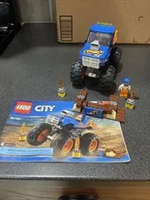 LEGO set #60180 Monster Truck City Town complete build offroad racer