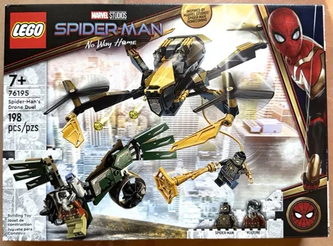 New LEGO Marvel Spider-Man: No Way Home - Spider-Man's Drone Duel (76195)