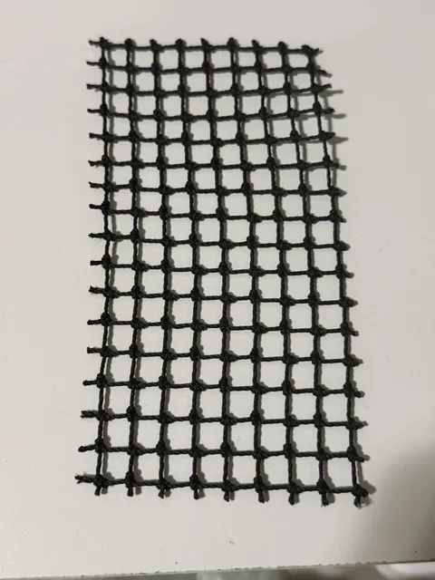 LEGO - Minifig, Utensil - String, Net 8 x 16 Rectangle - Black