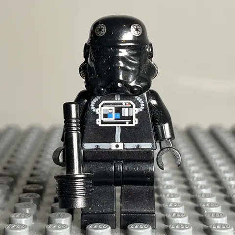 Lego Imperial TIE Fighter / Interceptor Pilot Minifigure Star Wars sw0035b - 3D