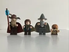 LEGO Lord of the Rings & Hobbit Minifigure Lot - Radagast, Gandalf, Pippin