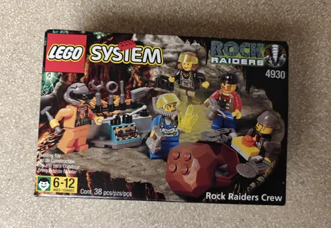 Vintage 1999 Lego 4930 System Rock Raiders Crew sealed in box NIB