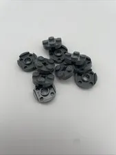 Lego 10x 4032 Plate Round Dark Bluish Gray 4032b 4211042 New