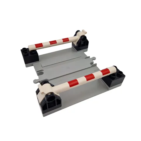 Lego® Duplo TRAIN Tracks GREY (LBG) Track with Ramps for Car Crossing Barriers