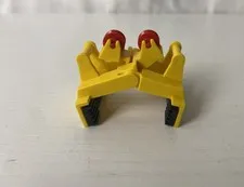 Vintage Lego Part 2648c01 Yellow Crane Grab 1991 Launch & Load Seaport 6542 Rare