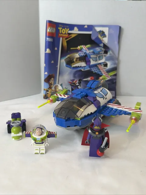 Lego Disney Toy Story - Buzz’s Star Command Spaceship Set #7593 - 100% Complete