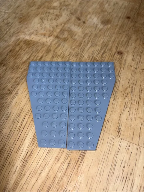 Vintage Genuine LEGO Pair of Gray 6x12 Right and Left Wing Baseplates