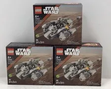 LEGO Star Wars The Mandalorian N-1 Starfighter Microfighter (75363) Lot Of 3