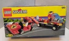 1999 LEGO Town: Shell Race Car Transporter (1253) Factory Sealed Ferrari F1