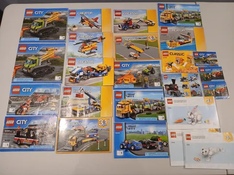 Lot LEGO City & Creator Instruction Manuals Only 60060 31060 31033 60122 60084