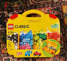 LEGO Classic Creative Suitcase 10713 Complete Set 213pc Carry Case Ideas