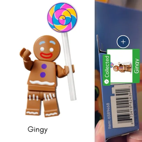 LEGO CMF Minifigure Shrek Series 71053 MiniFig Gingy IN HAND SHIPS TODAY