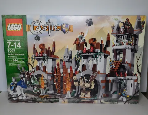 LEGO Troll Mountain Fortress 7097 - Build ONLY! - READ DESCRIPTION - NO Figures!