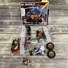 LEGO Ninjago: Kai's Mech Rider EVO (71783) Incomplete For Parts (Package 1 Open)