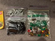 LEGO 6066 Castle Forestmen CAMOUFLAGED OUTPOST Near Complete With Manual *READ*