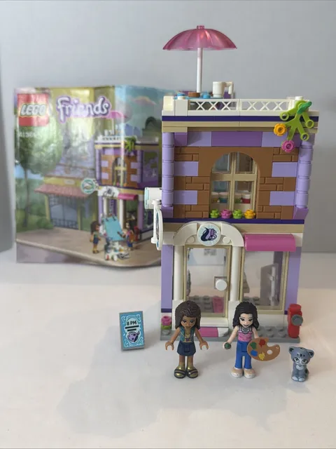 Lego Friends - Emma’s Art Studio - Set #41365 - 100% Complete W/ Manual