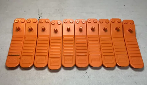 LEGO Brick Separator Lot of 10- Orange