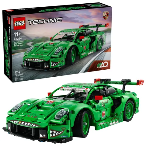 LEGO 42224 Technic Porsche 911 GT3 R REXY AO Racing Car 1313 Pcs NEW SEALED