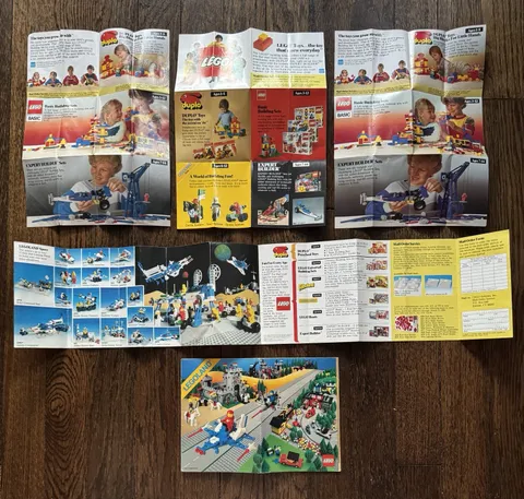 VINTAGE ‘83-‘84 LEGO Legoland Brochure 24pg Catalog LOT Duplo Expert Builder
