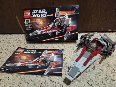 LEGO Star Wars V-wing Fighter 6205 118pcs Complete Set w/ Box & Instructions