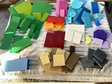 LEGO MIXED COLOR PLATFORMS/BASEPLATES LOT