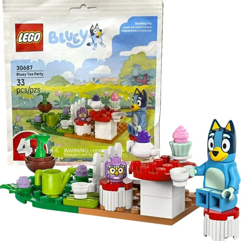 Lego BLUEY TEA PARTY #30687 33-Pcs BUILDING SET Age 4+ ~ New in Sealed Bag