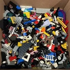 Lego 4.5 lbs Pounds Random Pieces Plates, Blocks, Wheels, Figs, Animals Bulk Lot