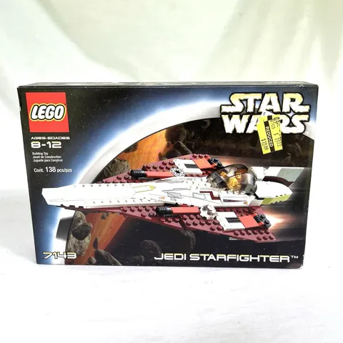 LEGO Star Wars 7143 Jedi Starfighter 138 pcs Box Vintage Age 8-12 Episode II