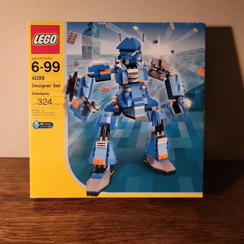 Lego 4099 Designer set, robobots, new sealed, box has wear