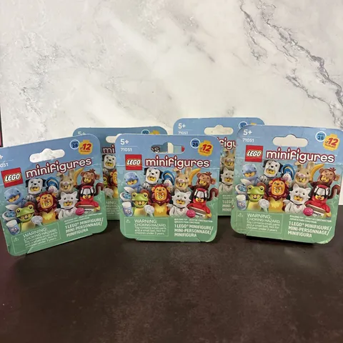 LEGO Minifigures Animal Series 28 Mystery Box Lot Of 5