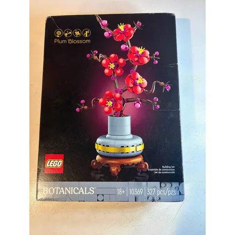 LEGO Icons Botanicals Plum Blossom 10369 Building Set 327 Pcs New Sealed Box
