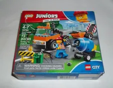 NEW Sealed Lego Junior 10750 Road Repair Truck 73pc set