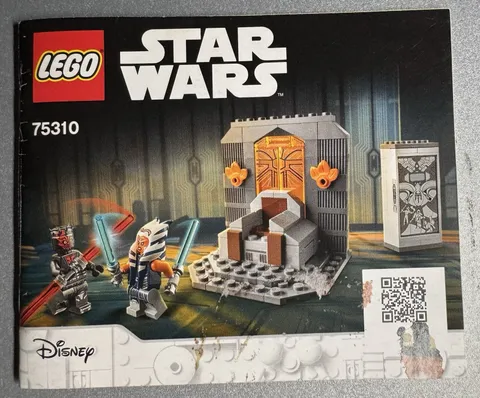 LEGO STAR WARS Duel On Mandela # 75310 Ahsoka & Darth Instructions Manual ONLY