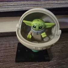 custom LEGO Star Wars Mandalorian Grogu/baby Yoda & Pod  minifigure Beige 
