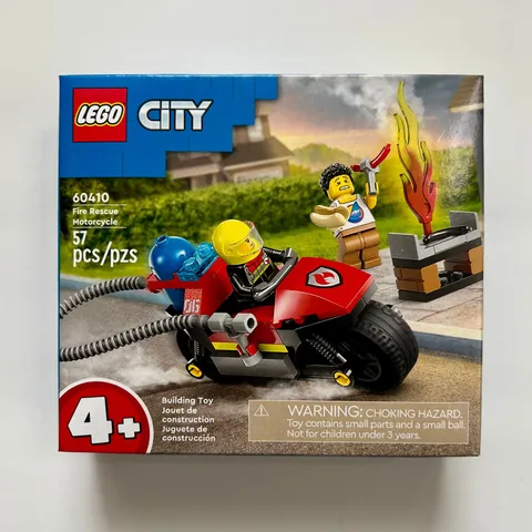 LEGO® City Fire Rescue Motorcycle Playset #60410