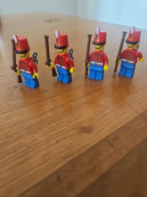 LEGO Toy Soldier Minifigure Collectible Series col162 CMF Lot Rare Retired X4!