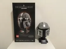 LEGO 75328 Star Wars The Mandalorian Helmet Complete w / Manual / Box