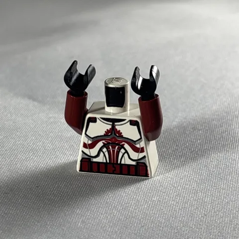 MISPRINT LEGO Star Wars Commander Fox Torso ONLY sw0202 *READ DISC*