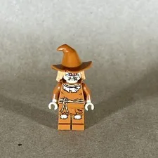 Lego Scarecrow 76054 Dark Orange Floppy Hat Batman Super Heroes Minifigure RARE!
