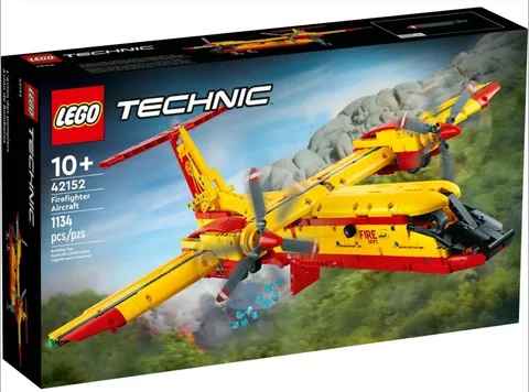 LEGO 42152 Technic Firefighter Aircraft Model Airplane Retired New Building Kit