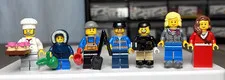 LEGO Creator Expert 10216 Winter Village Bakery MINIFIGURES ONLY Chef Christmas