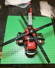 LEGO Marvel Wolverine's Chopper Showdown 6866 Helicopter Build ONLY NO MINIFIGS