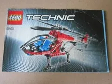 Lego Building Instructions Technic 8046 Helicopter, Helicopter