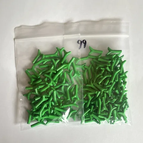 Lot of over 100 Lego bright green Plant Stem with bar 33183 brand new 