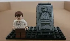 Lego Star Wars Han Solo Minifigure & Encased In Carbonite