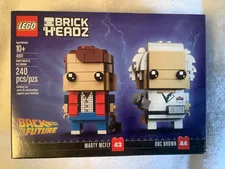 🏷️ LEGO BrickHeadz: Marty McFly & Doc Brown (41611) – Brand New & Sealed