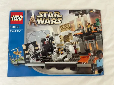 Vintage Lego Star Wars : CLOUD CITY #10123 - 2004 (Manual Book Only)