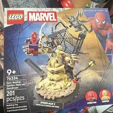 LEGO Marvel 76334 Epic Battle Spider-Man vs Sandman 201 pcs 9+ Brick Sep