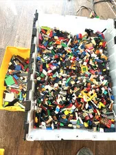 LEGO Bulk Parts and Pieces 10 Lbs Pounds - Clean Random Bricks Slopes Modified